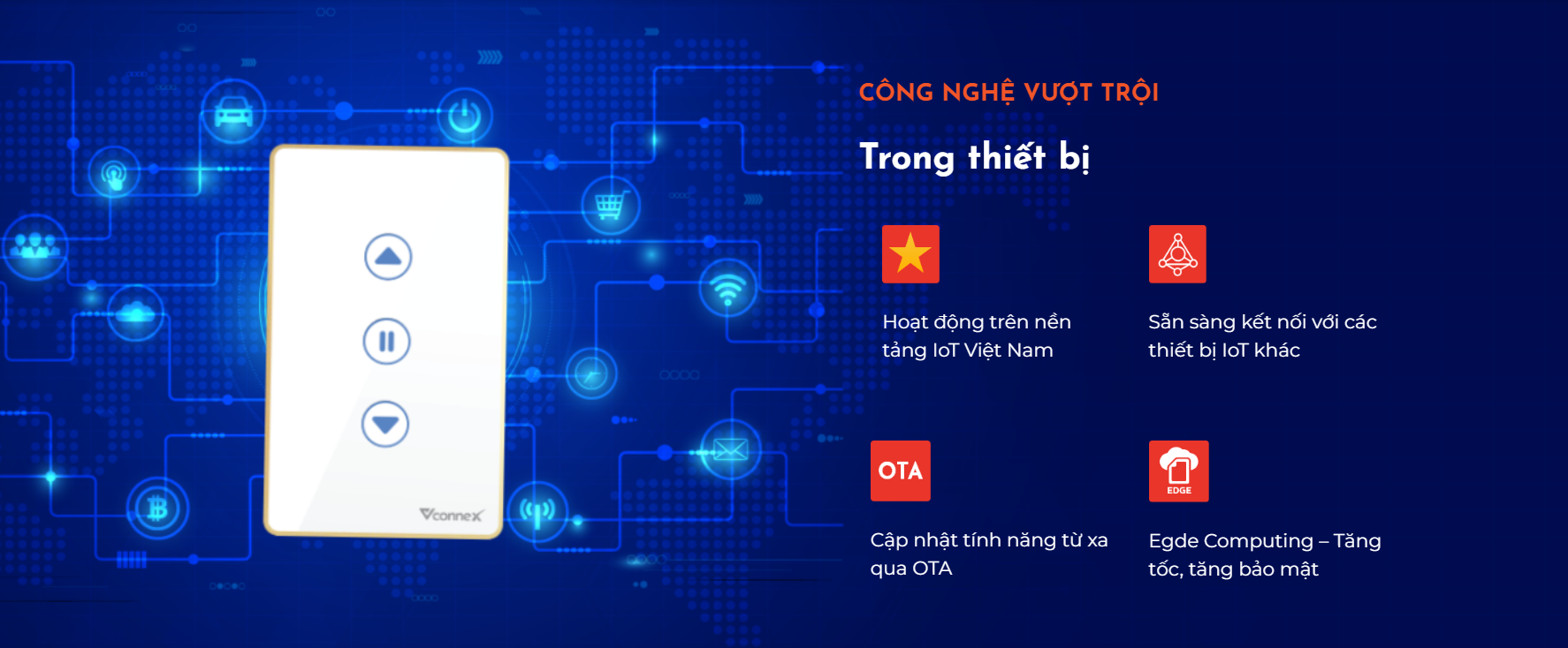 lắp đặt công tắc cửa cuốn thông minh