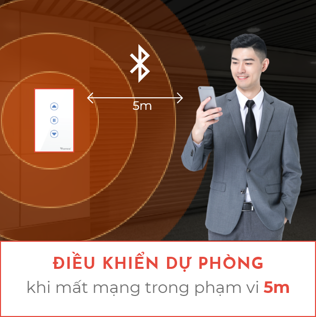 công dụng công tắc cửa cuốn thông minh